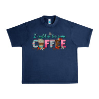 Navy i could go for some coffee Urban Heavy Tee - AdoDesignShop