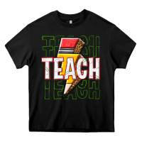 Black teach Heavy Core Tee - texasbilliewilder