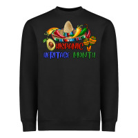 Black hispanic heritage month Heavyweight Sweatshirt - BundleAndBundleShop