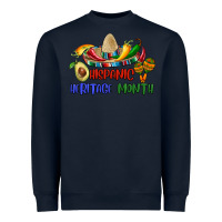 Navy hispanic heritage month Heavyweight Sweatshirt - BundleAndBundleShop