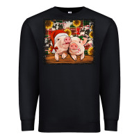 Black Christmas pigs tumbler Premium Sweatshirt - Jasminsmagicworld