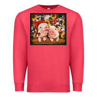 Cardinal Christmas pigs tumbler Premium Sweatshirt - Jasminsmagicworld