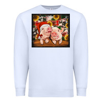 White Christmas pigs tumbler Premium Sweatshirt - Jasminsmagicworld