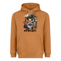 Meerkat pilot life gnome Heavyweight Hoodie - BarkalooDesign
