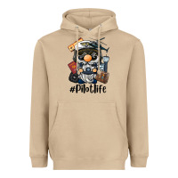 Mushroom pilot life gnome Heavyweight Hoodie - BarkalooDesign