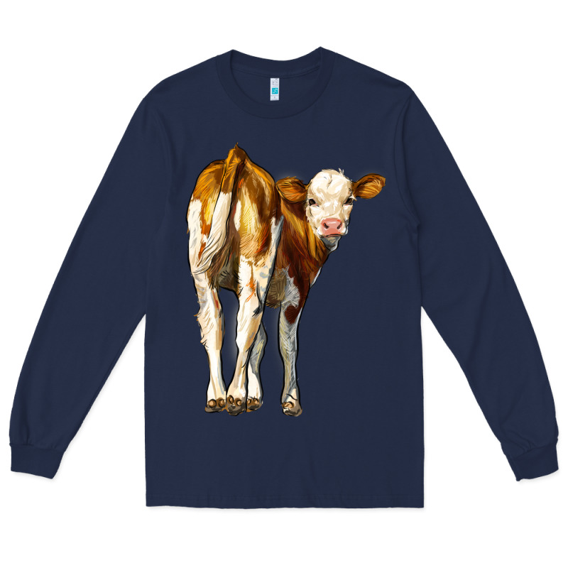Simmental Calf Long Sleeve Tee by LillyAllenDesigns | Teevron