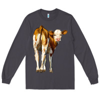 Smoke simmental calf Long Sleeve Tee - LillyAllenDesigns