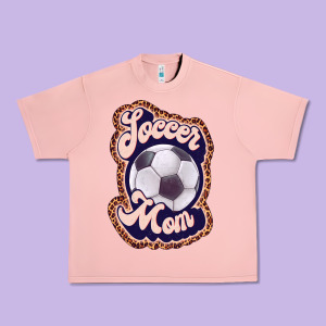 Soccer Mom Urban Heavy Tee Designed By Jahusdesignshop