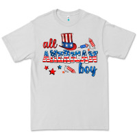 Dove Grey all american boy Premium Tee - AdoDesignShop