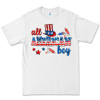 White all american boy Premium Tee - AdoDesignShop