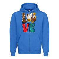 True Royal western love baseball Zipper Hoodie - NancyCooperArtShop