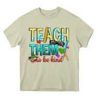 Mossy teach them to be kind Heavy Core Tee - texasbilliewilder