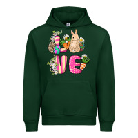 Forest Green Love Easter Day Urban Hoodie - HowdyJamesFarm