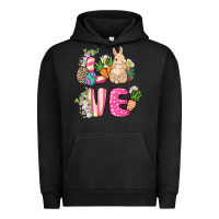 Pigment Black Love Easter Day Urban Hoodie - HowdyJamesFarm