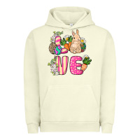 Pigment Pistachio Love Easter Day Urban Hoodie - HowdyJamesFarm