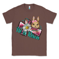 Chestnut he is risen cross rabbit Classic Tee - BarkalooDesign