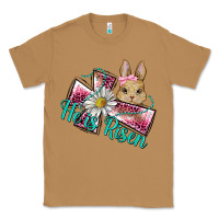 Toasted Coconut he is risen cross rabbit Classic Tee - BarkalooDesign