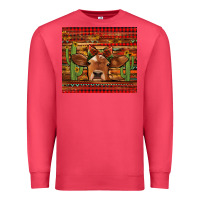 Cardinal western christmas cow tumbler Premium Sweatshirt - Jasminsmagicworld