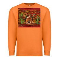 Carrot western christmas cow tumbler Premium Sweatshirt - Jasminsmagicworld