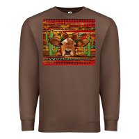Chestnut western christmas cow tumbler Premium Sweatshirt - Jasminsmagicworld