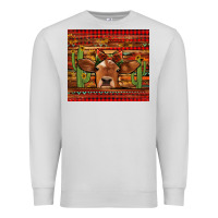 Dove Grey western christmas cow tumbler Premium Sweatshirt - Jasminsmagicworld
