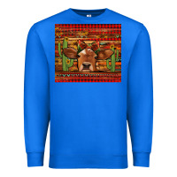 True Royal western christmas cow tumbler Premium Sweatshirt - Jasminsmagicworld