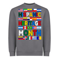 Storm hispanic haritage month flags Heavyweight Sweatshirt - BundleAndBundleShop