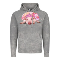 Cloud Rock balerina baby pig with tutu Vintage Hoodie - RanaPortraitStore