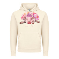 Vintage Artic balerina baby pig with tutu Vintage Hoodie - RanaPortraitStore
