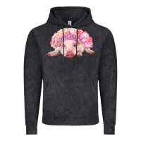 Vintage Black balerina baby pig with tutu Vintage Hoodie - RanaPortraitStore