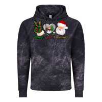 Cloud Black peace love christmas Vintage Hoodie - BundleAndBundleShop