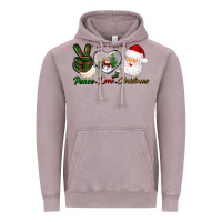 Vintage Zinc peace love christmas Vintage Hoodie - BundleAndBundleShop