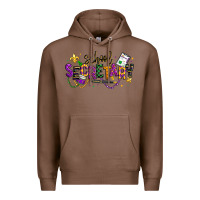 Chestnut mardi gras school secretary Premium Hoodie - texasbilliewilder