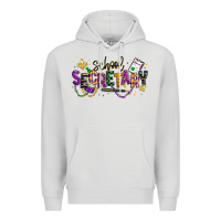 Dove Grey mardi gras school secretary Premium Hoodie - texasbilliewilder