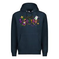 Navy mardi gras school secretary Premium Hoodie - texasbilliewilder
