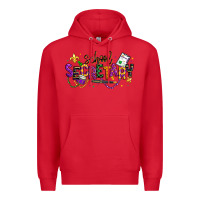 Red mardi gras school secretary Premium Hoodie - texasbilliewilder