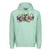 Seafoam mardi gras school secretary Premium Hoodie - texasbilliewilder