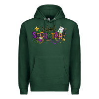Sports Green mardi gras school secretary Premium Hoodie - texasbilliewilder