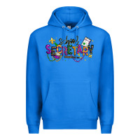 True Royal mardi gras school secretary Premium Hoodie - texasbilliewilder