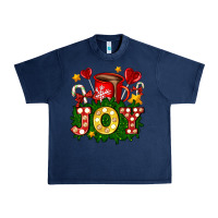 Navy christmas joy coffee and candies Urban Heavy Tee - AdoDesignShop