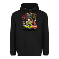 Black truck driver life gnome Heavyweight Hoodie - BarkalooDesign