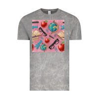 Cloud Rock Teacher Seamless Pattern Vintage Tee - BundleAndBundleShop
