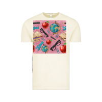 Vintage Arctic Teacher Seamless Pattern Vintage Tee - BundleAndBundleShop