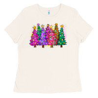 Bone christmas trees and lights Ladies Tee - Zillion Design Studio