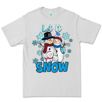 Dove Grey let it snow Premium Tee - RanaPortraitStore