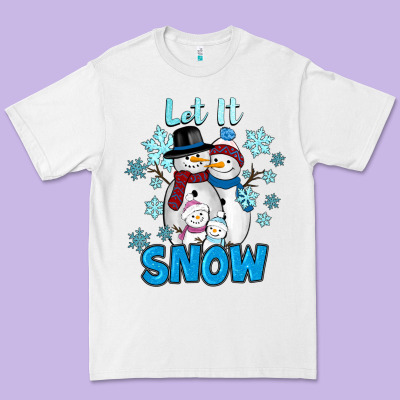 Let It Snow Premium Tee Designed By Ranaportraitstore