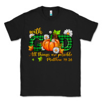 Black with god all things are possible Classic Tee - AdoDesignShop