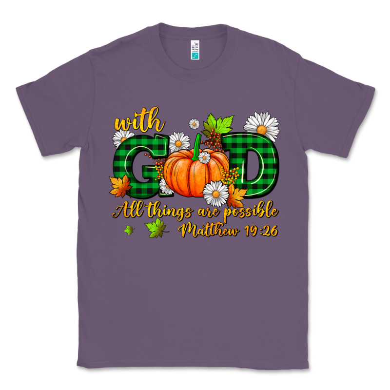 With God All Things Are Possible Classic Tee by AdoDesignShop | Teevron