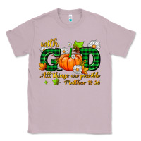 Lilac with god all things are possible Classic Tee - AdoDesignShop