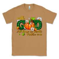 Toasted Coconut with god all things are possible Classic Tee - AdoDesignShop